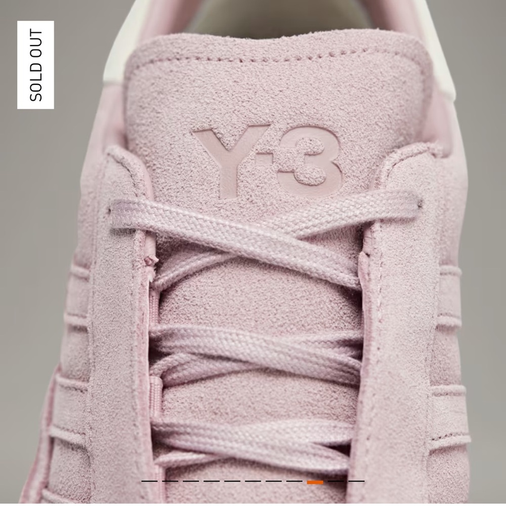 New Y-3 Yoji Yamamoto for Adidas Pink Suede Gazelle in Magic Mauve Alumina - Picture 9 of 16
